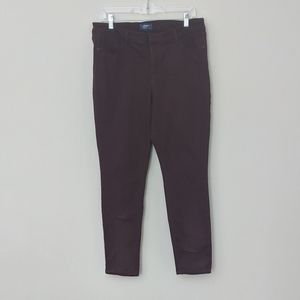 Old navy burgundy purple jeans